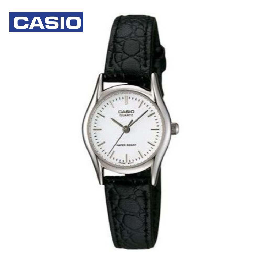 Casio LTP-1094E-7ADF Womens Analog Watch White and Black
