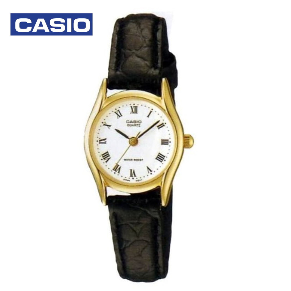 Casio LTP-1094Q-7B3DF Womens Analog Watch Black and White