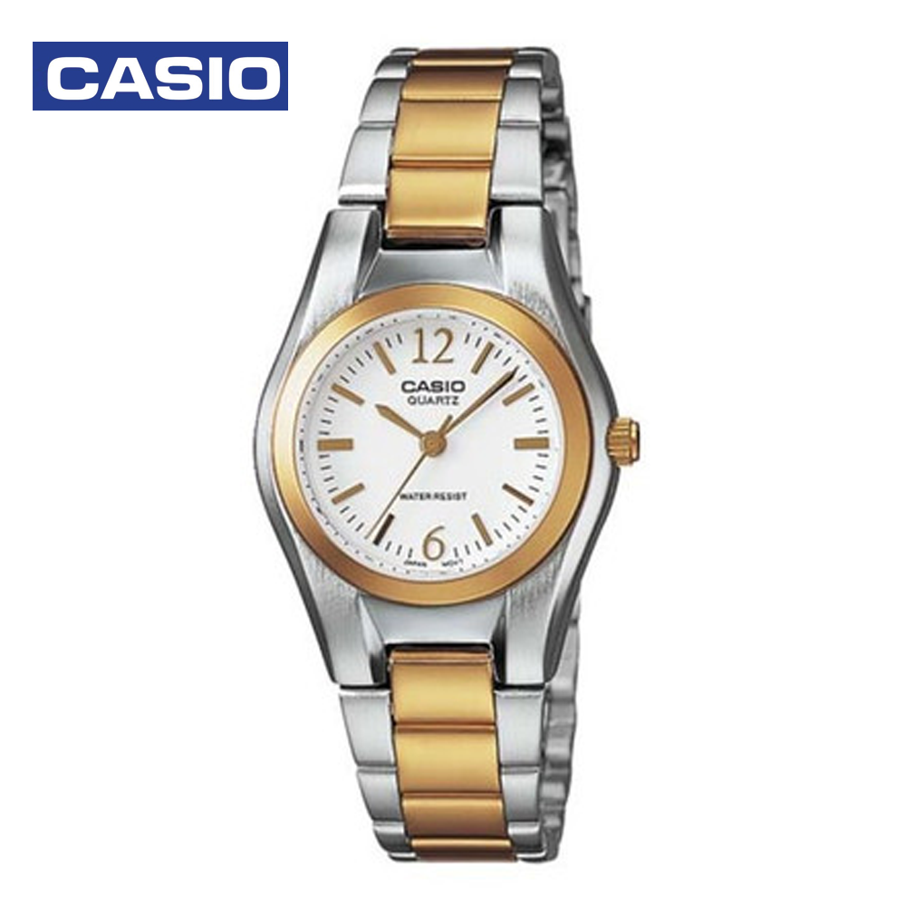 Casio LTP-1253SG-7ADF Womens Analog Watch Gold and Silver