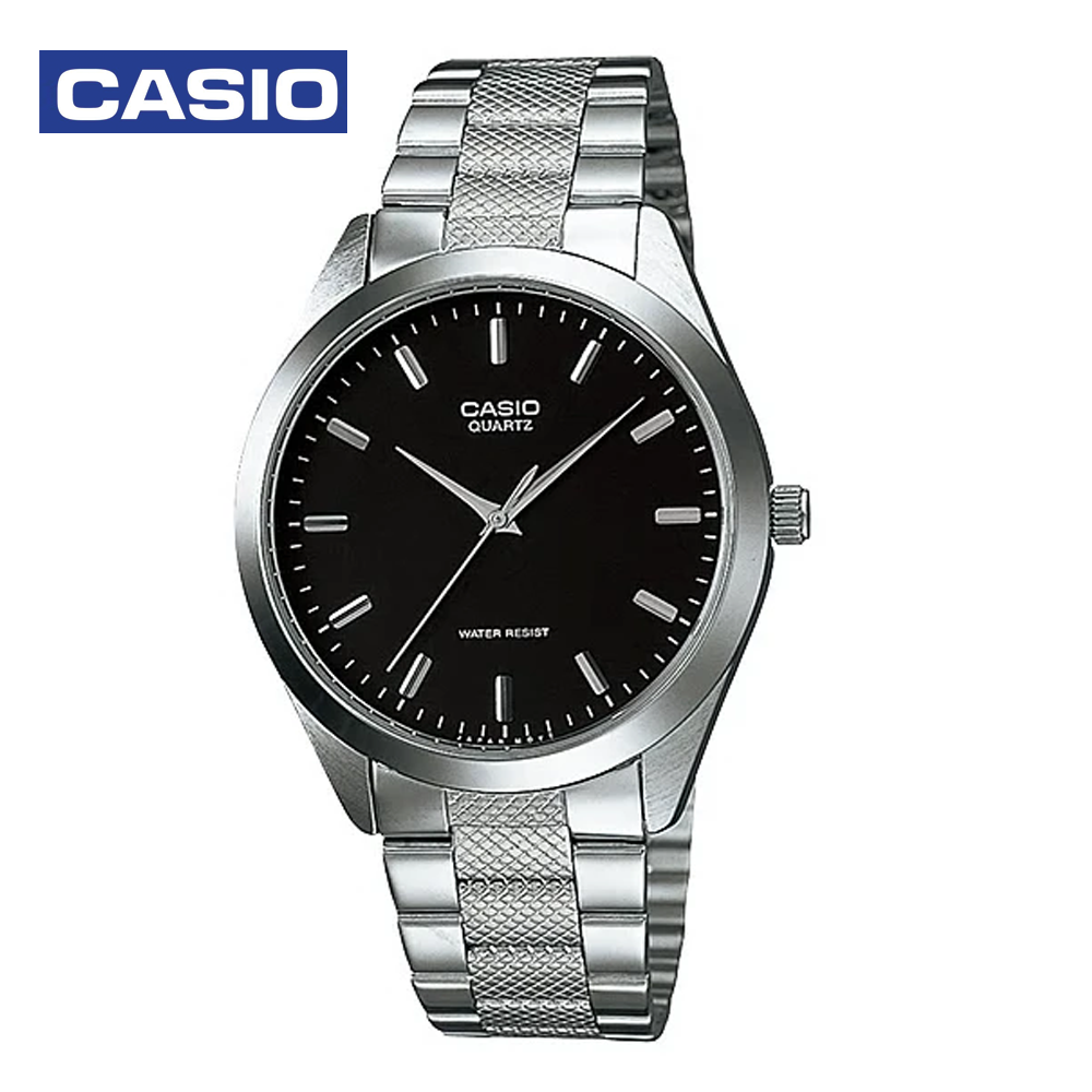 Casio LTP-1274D-1ADF (CN) Womens Analog Watch Black and Silver