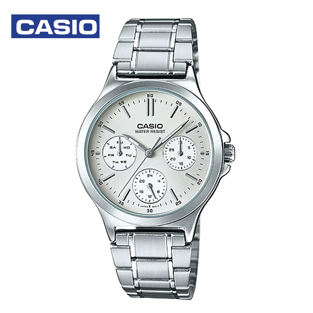 Casio LTP-V300D-7AUDF Womens Analog Watch Silver