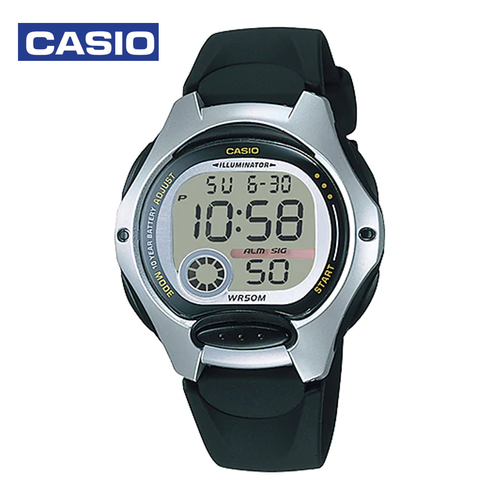 Casio LW-200-1ADF Womens Digital Watch Black