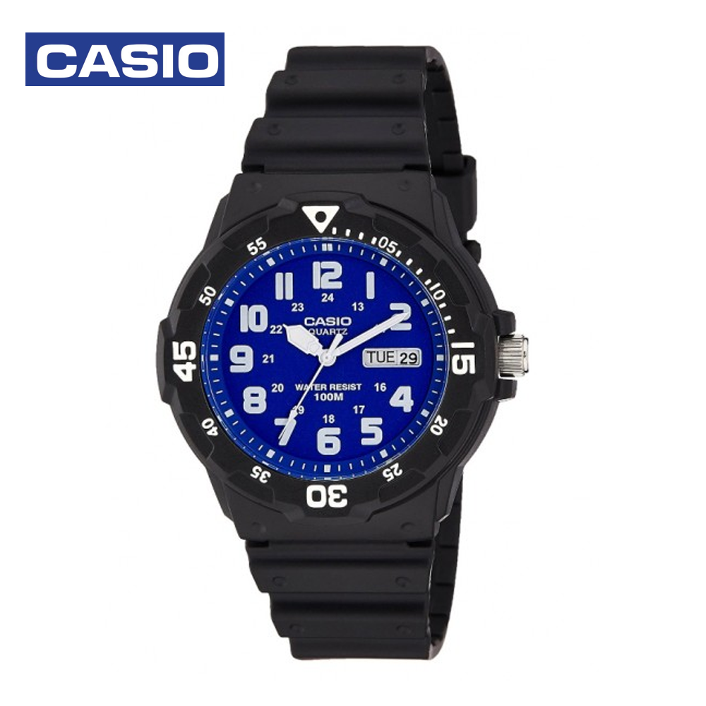 Casio MRW-200H-2B2VDF Mens Analog Watch Black and Blue