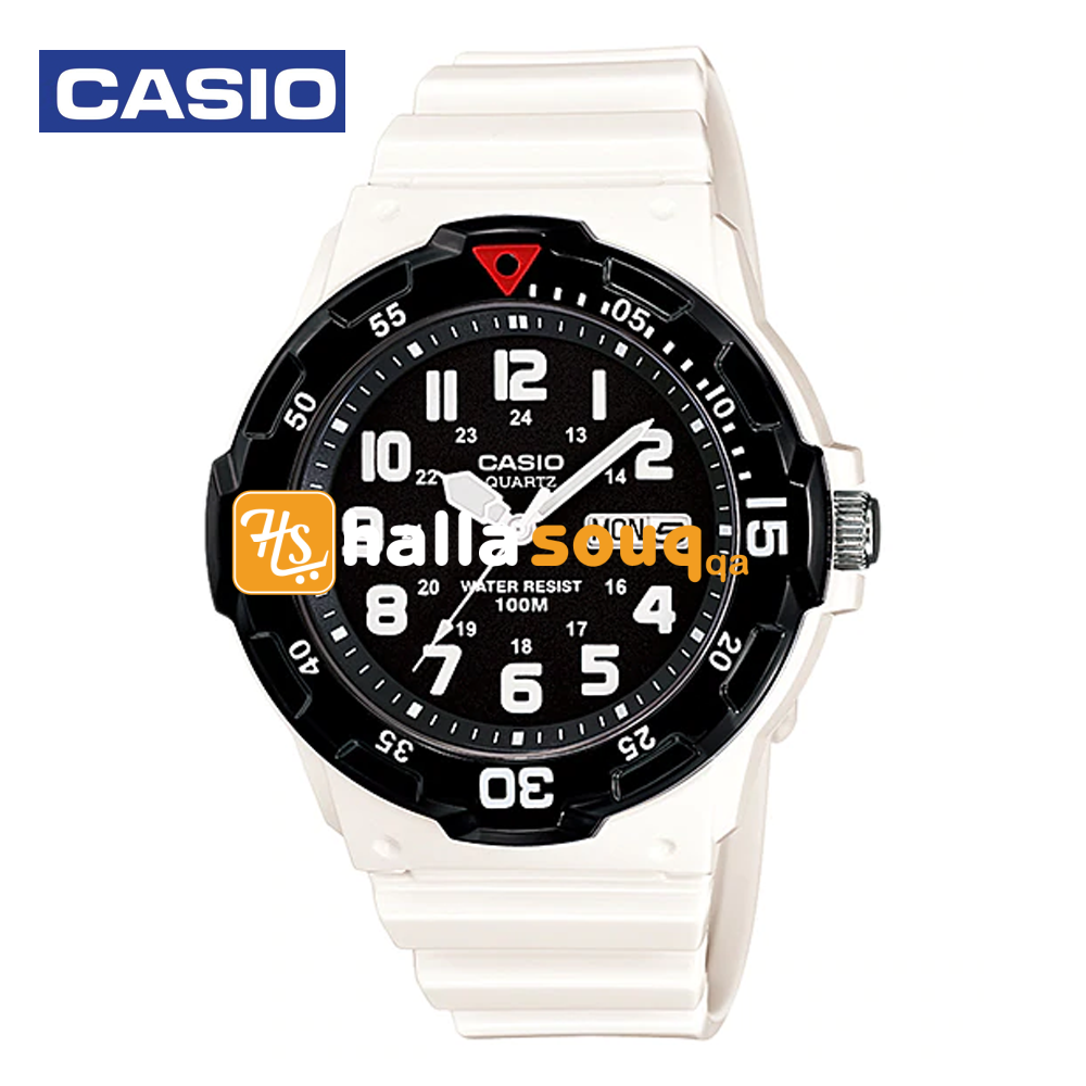 Casio MRW-200HC-7BVDF Mens Analog Watch Black and White