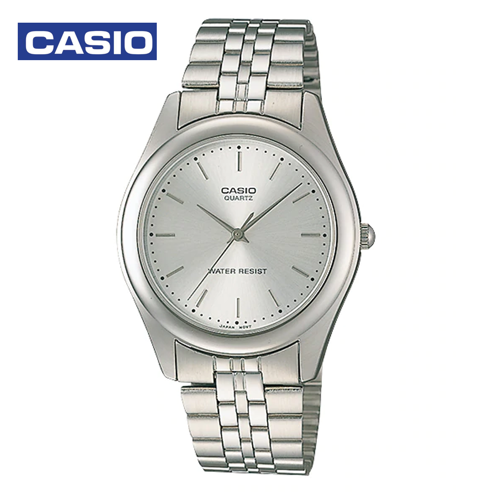 Casio MTP-1129A-7ADF Mens Analog Watch Silver