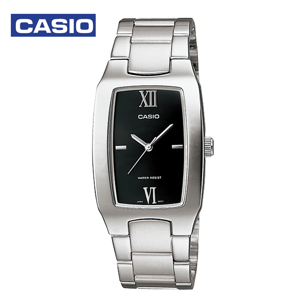 Casio MTP-1165A-1C2DF Mens Analog Watch Silver and Black