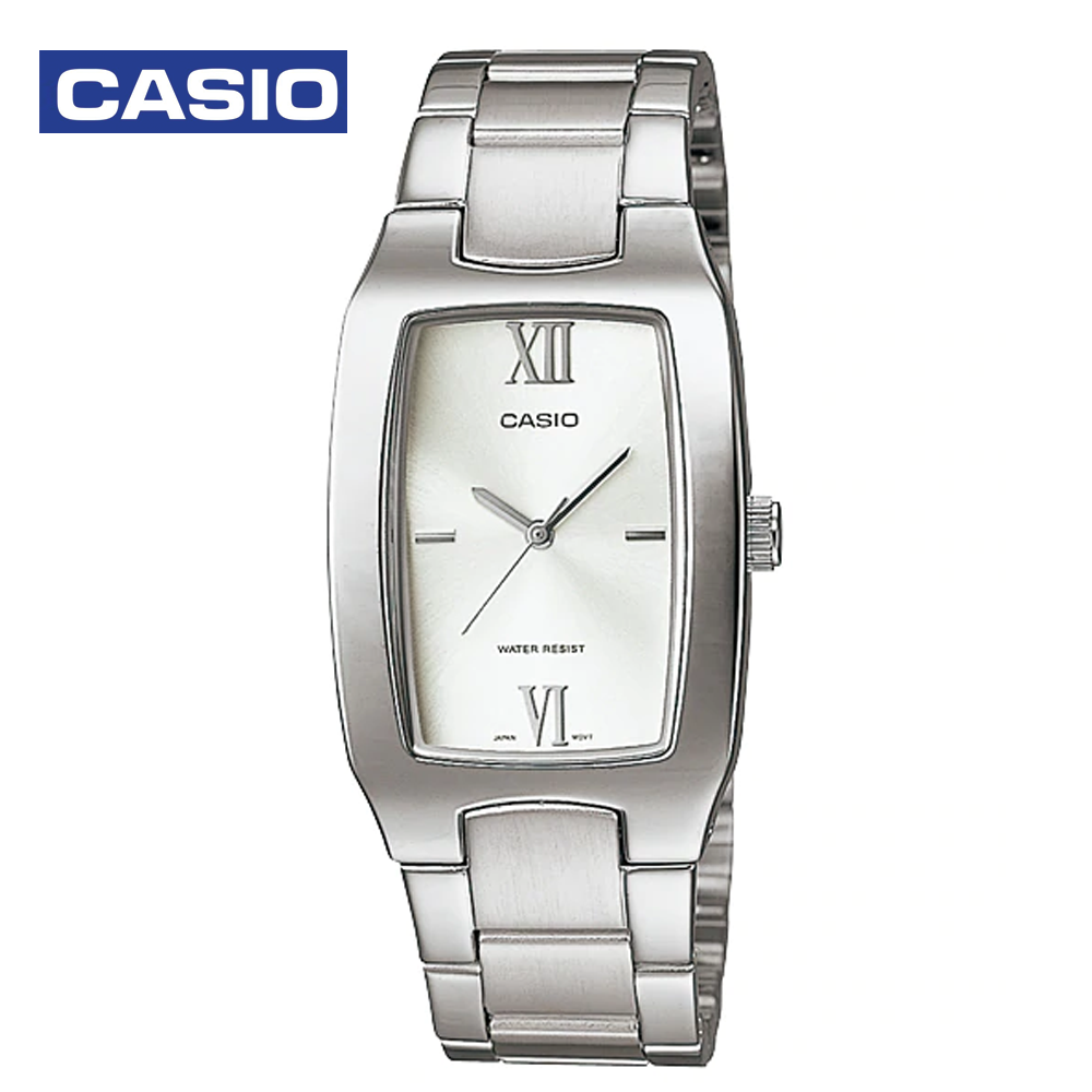 Casio MTP-1165A-7C2DF Mens Analog Watch Silver and White