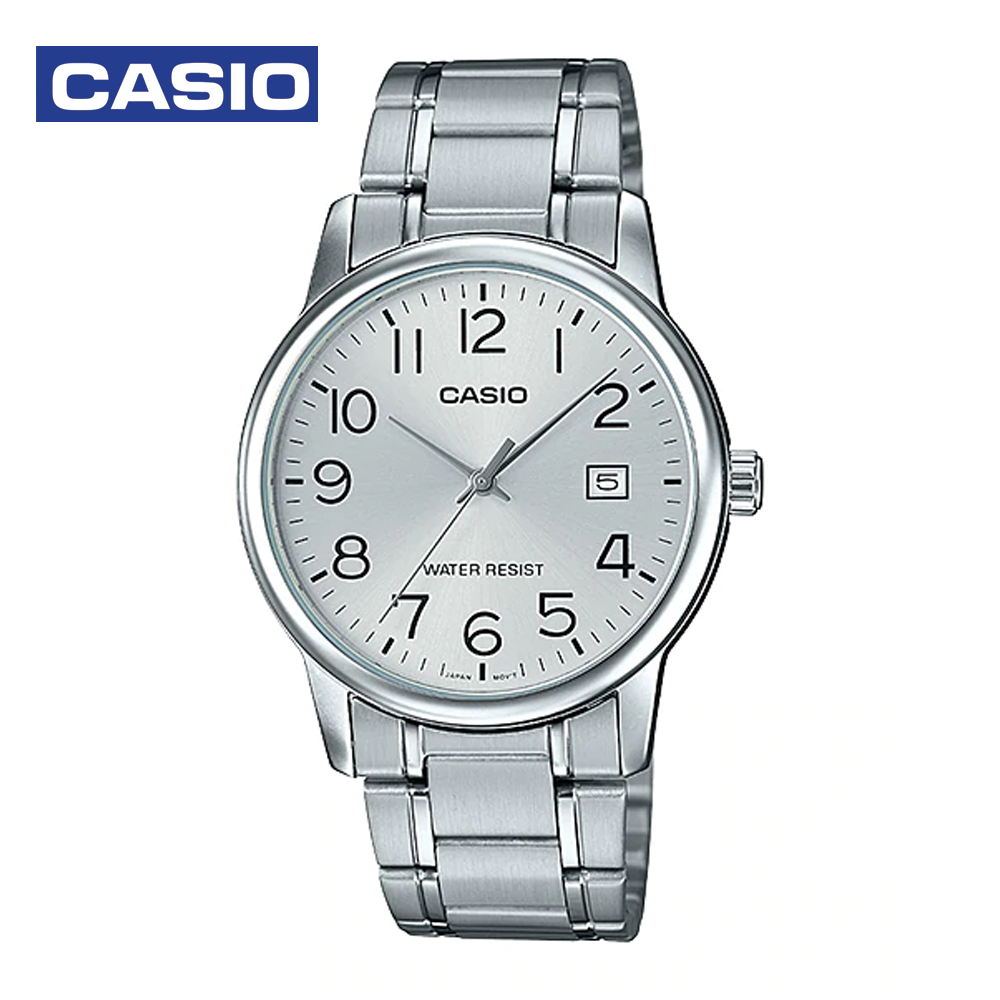 Casio MTP-V002D-7BUDF Mens Analog Watch Silver