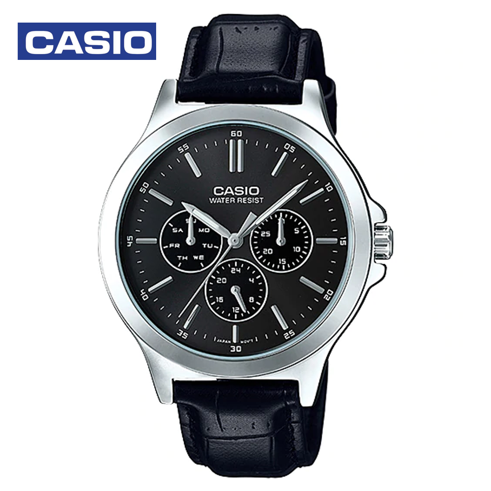 Casio MTP-V300L-1AUDF Men's Analog Watch Black