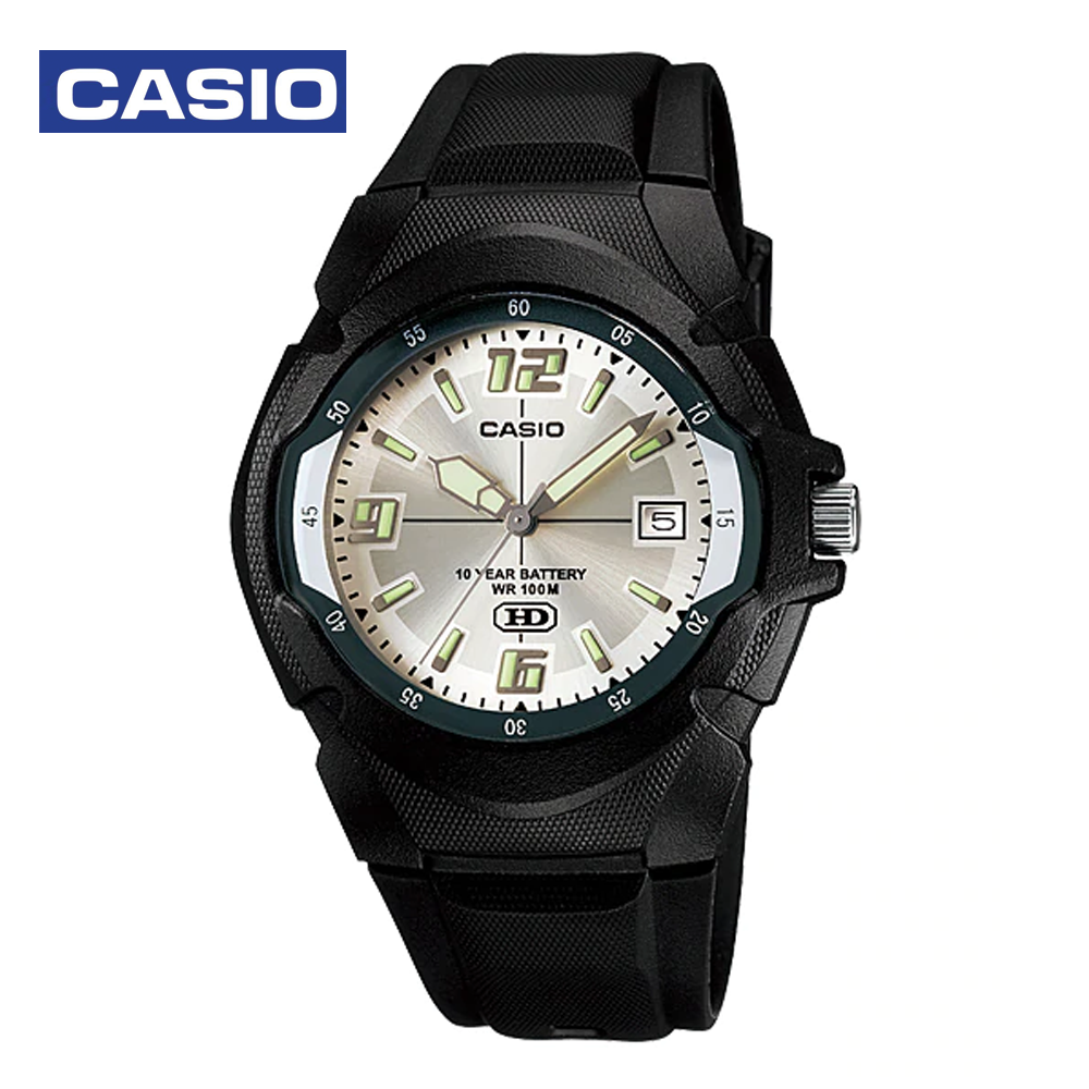 Casio MW-600F-7AVDF Mens Sports Watch Black and Silver