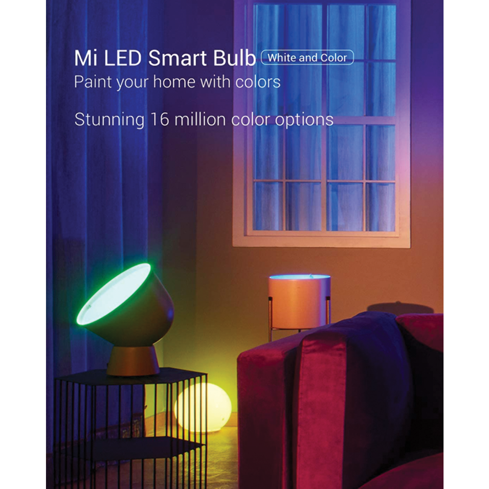 Xiaomi Mi LED Smart Bulb White & Colour 2 Pack