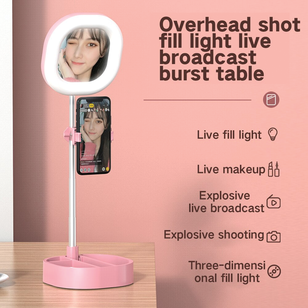 Y3 6 inch LED Selfie Ring Light for Live Video Stream Makeup