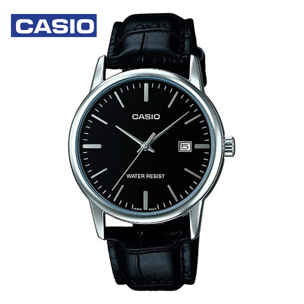 Casio MTP-V002L-1AUDF Mens Analog Watch Black