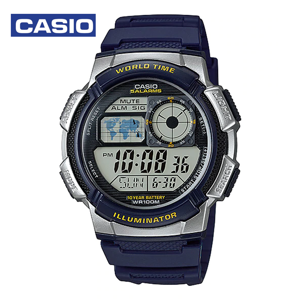Casio AE-1000W-2AVDF Mens Sports Digital Watch - Blue