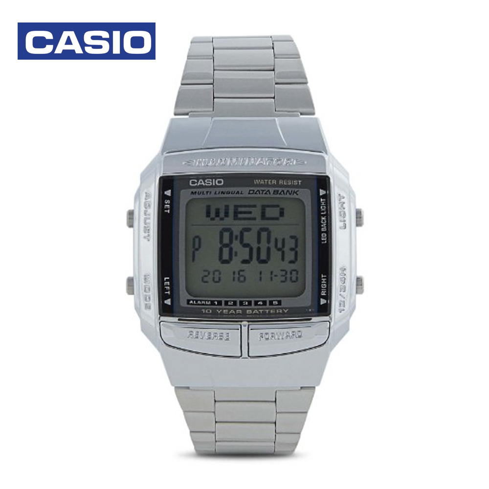Casio DB-360-1ADF (TH) Unisex Digital Watch Black and Silver