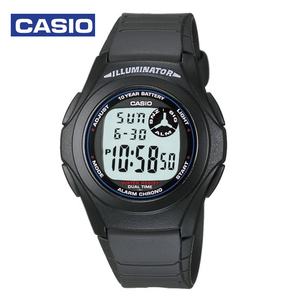 Casio F-200W-1ADF Mens Digital Watch Black