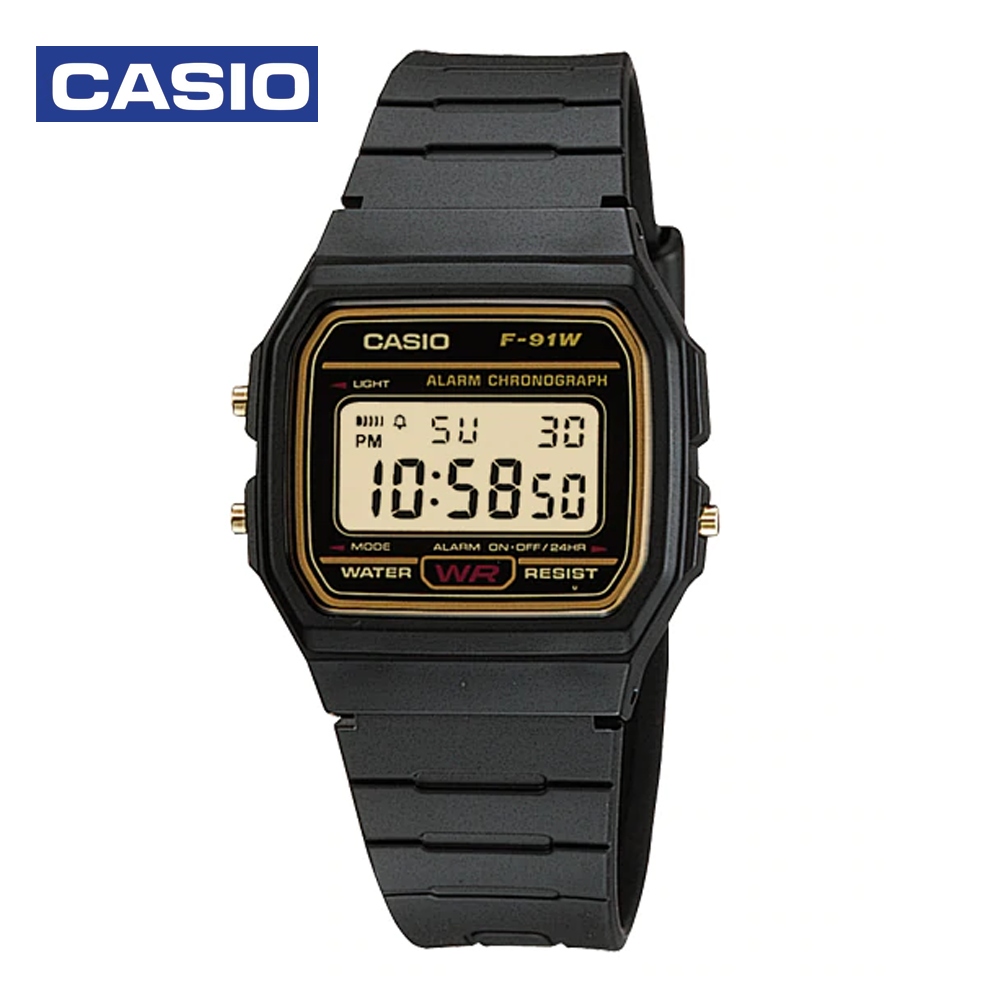 Casio F-91WG-9DF Unisex Digital Watch Black