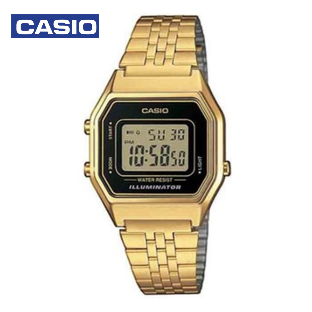 Casio LA680WG-1DF Womens Digital Watch Gold