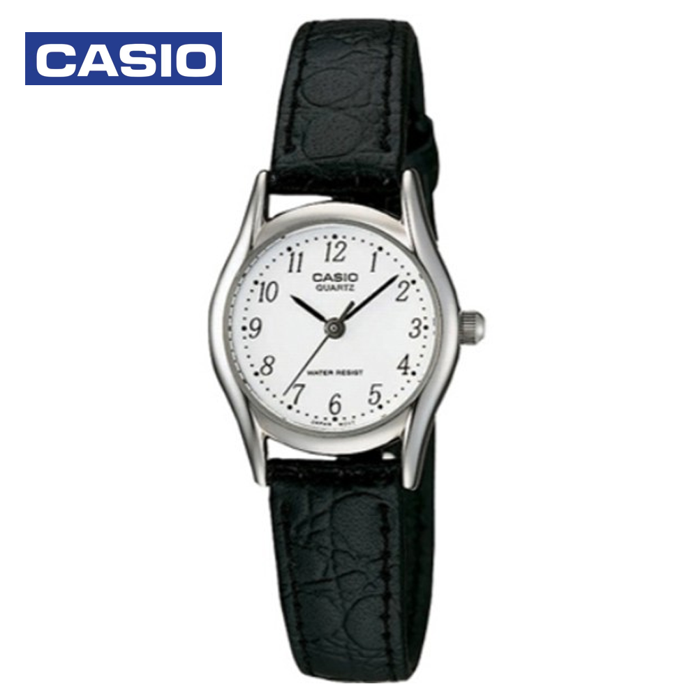 Casio LTP-1094E-7BDF Womens Analog Watch White and Black