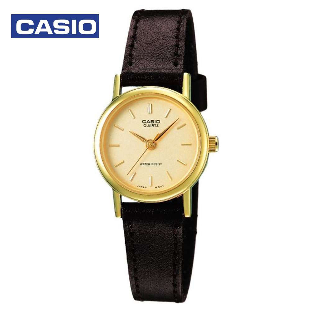 Casio LTP-1095Q-9ADF Womens Analog Watch Brown and Gold