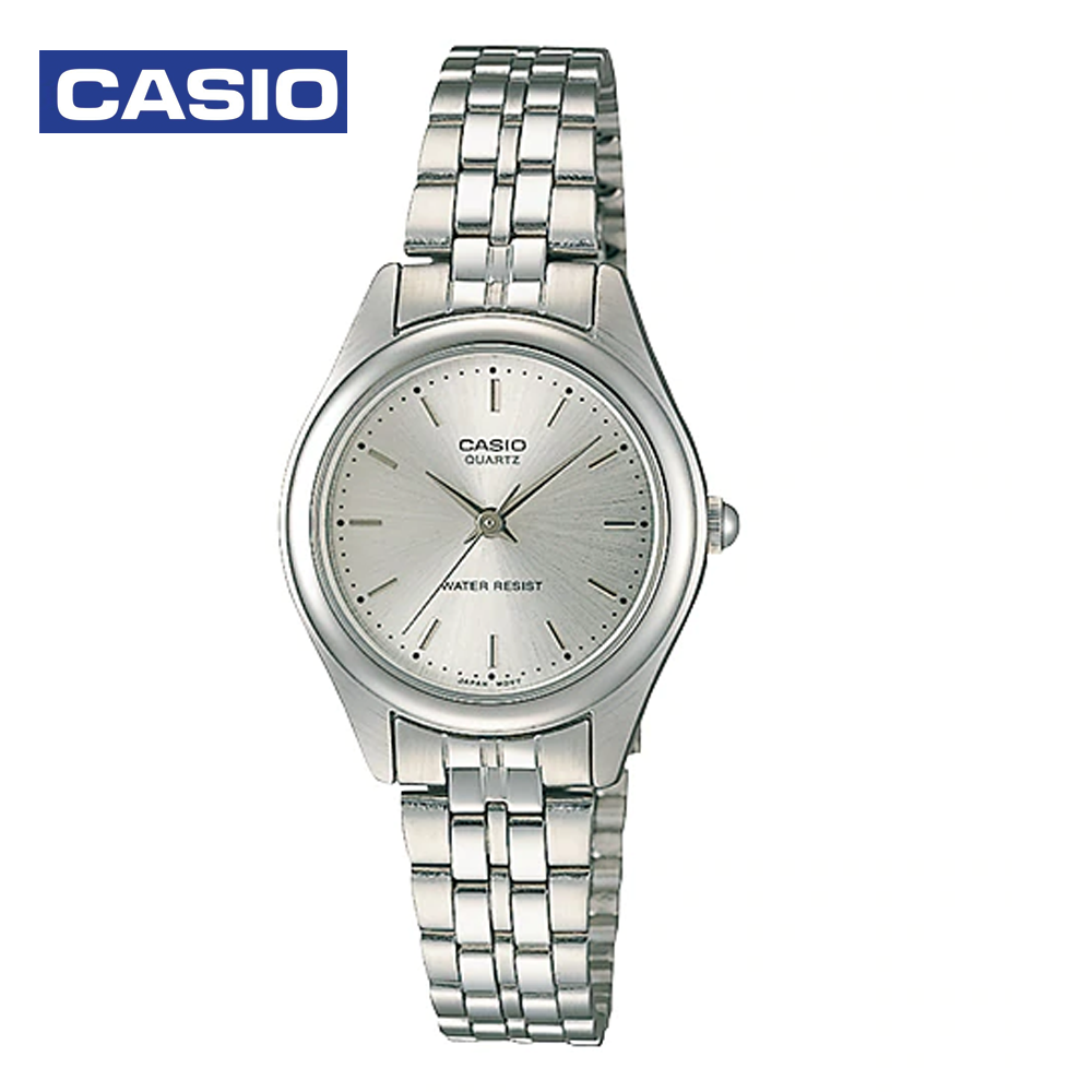Casio LTP-1129A-7ADF Womens Analog Watch Silver