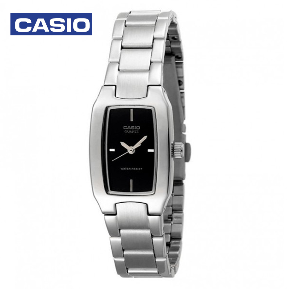 Casio LTP-1165A-1CDF (CN) Womens Analog Watch - Silver and Black