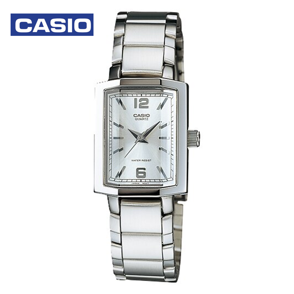 Casio LTP-1233D-7ADF (CN) Womens Analog Watch White and Silver