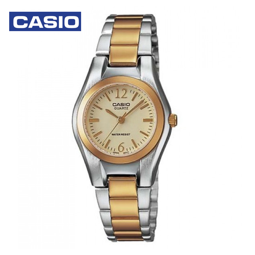 Casio LTP-1253SG-9ADF (CN) Womens Analog Watch - Gold and Silver