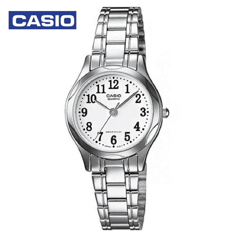 Casio LTP-1275D-7BDF Womens Analog Watch White and Silver