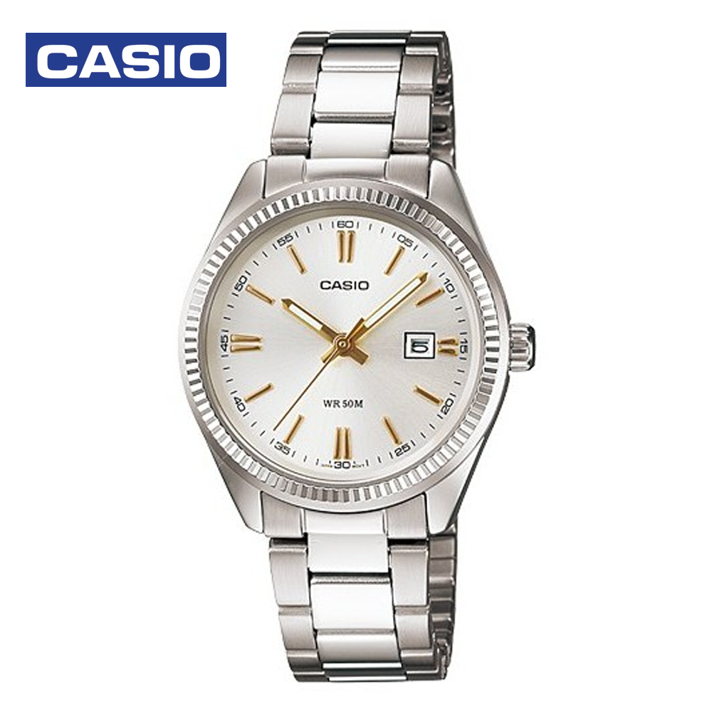 Casio LTP-1302D-7A2DF Womens Analog Watch Silver