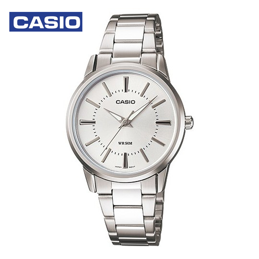 Casio LTP-1303D-7ADF Womens Analog Watch Silver