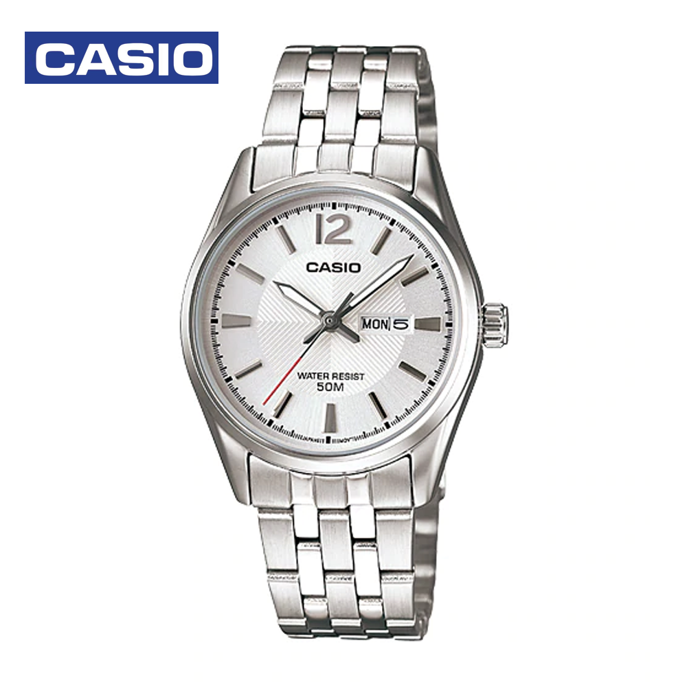 Casio LTP-1335D-7ADF Womens Analog Watch Silver