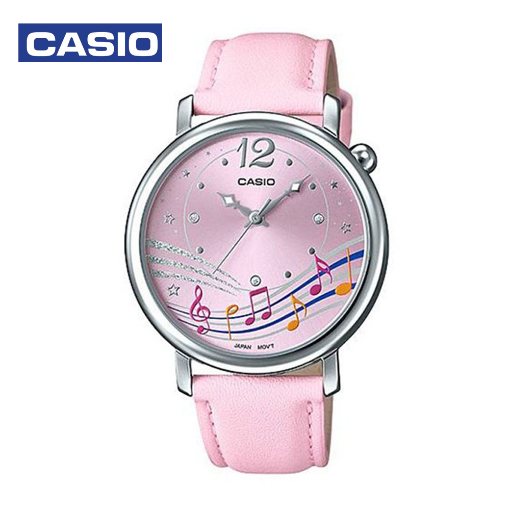 Casio LTP-E123L-4ADF Womens Analog Watch Pink