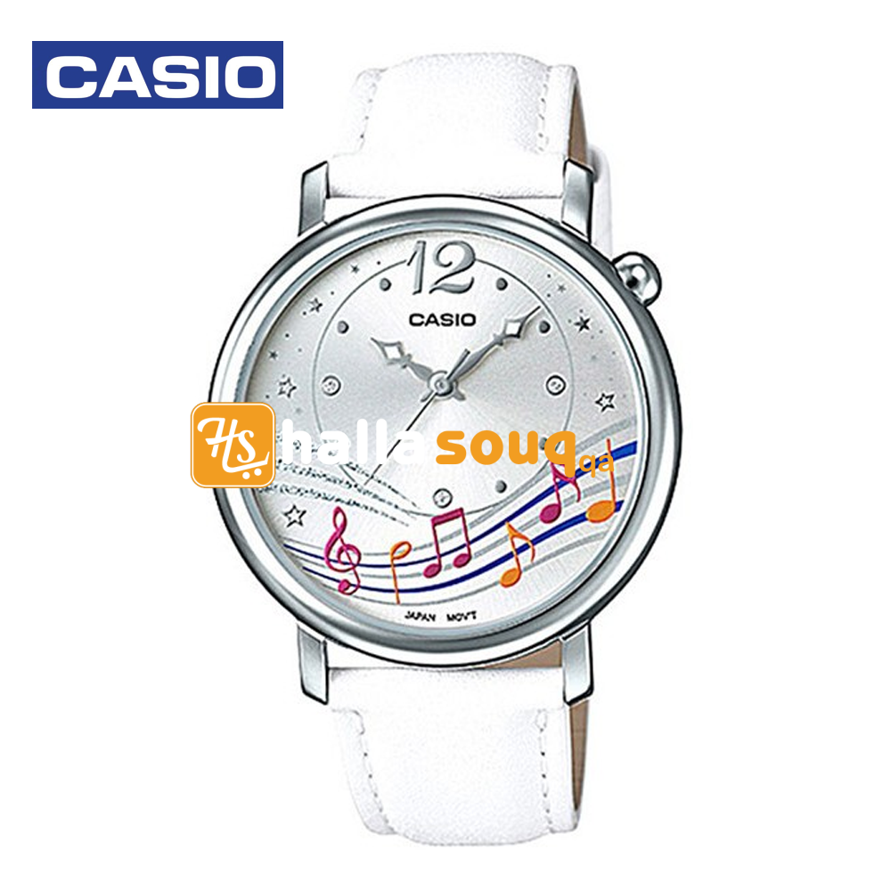 Casio LTP-E123L-7ADF Womens Analog Watch White