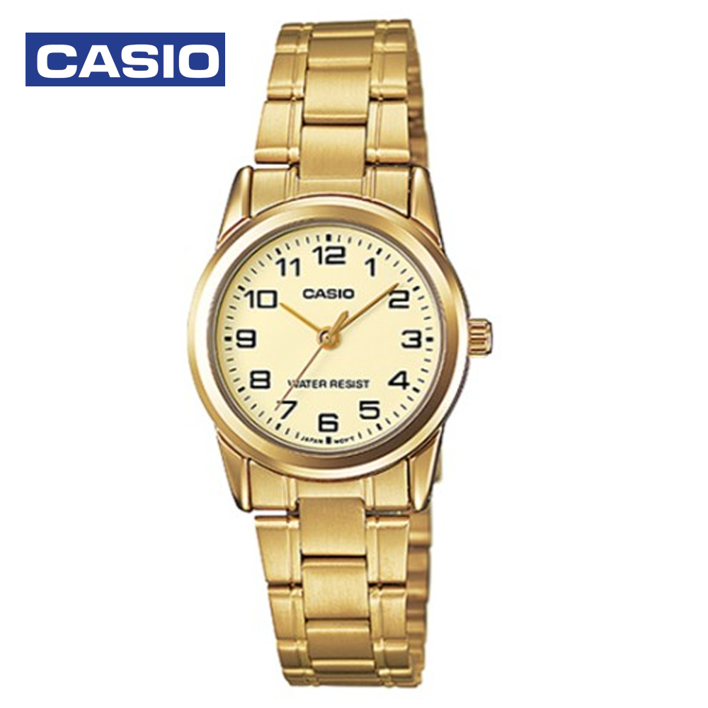 Casio LTP-V001G-9BDF Womens Analog Watch Gold