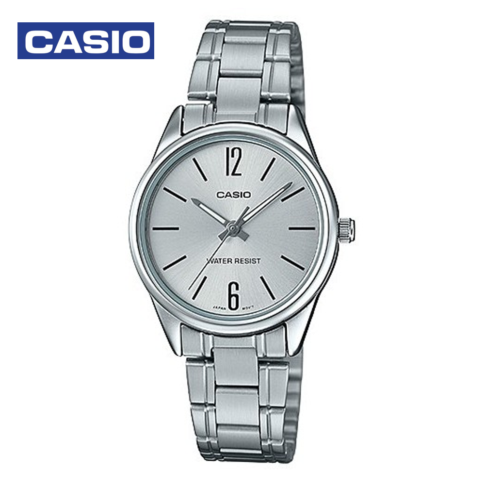 Casio LTP-V005D-7BVDF Womens Analog Watch Silver