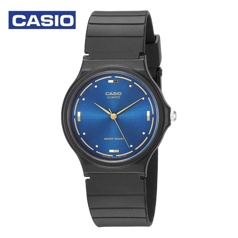 Casio MQ-76-2ALDF Mens Analog Watch Black and Blue