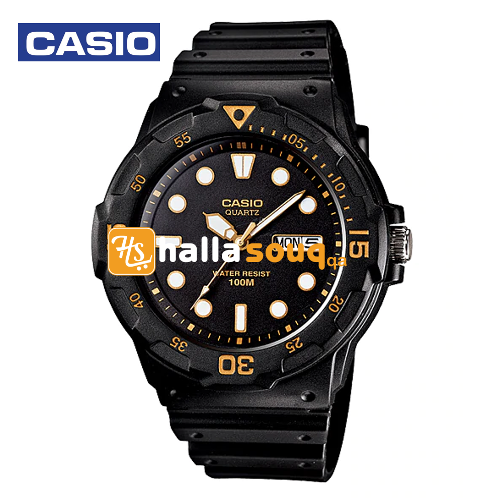 Casio MRW-200H-1EVDF Mens Analog Watch Black