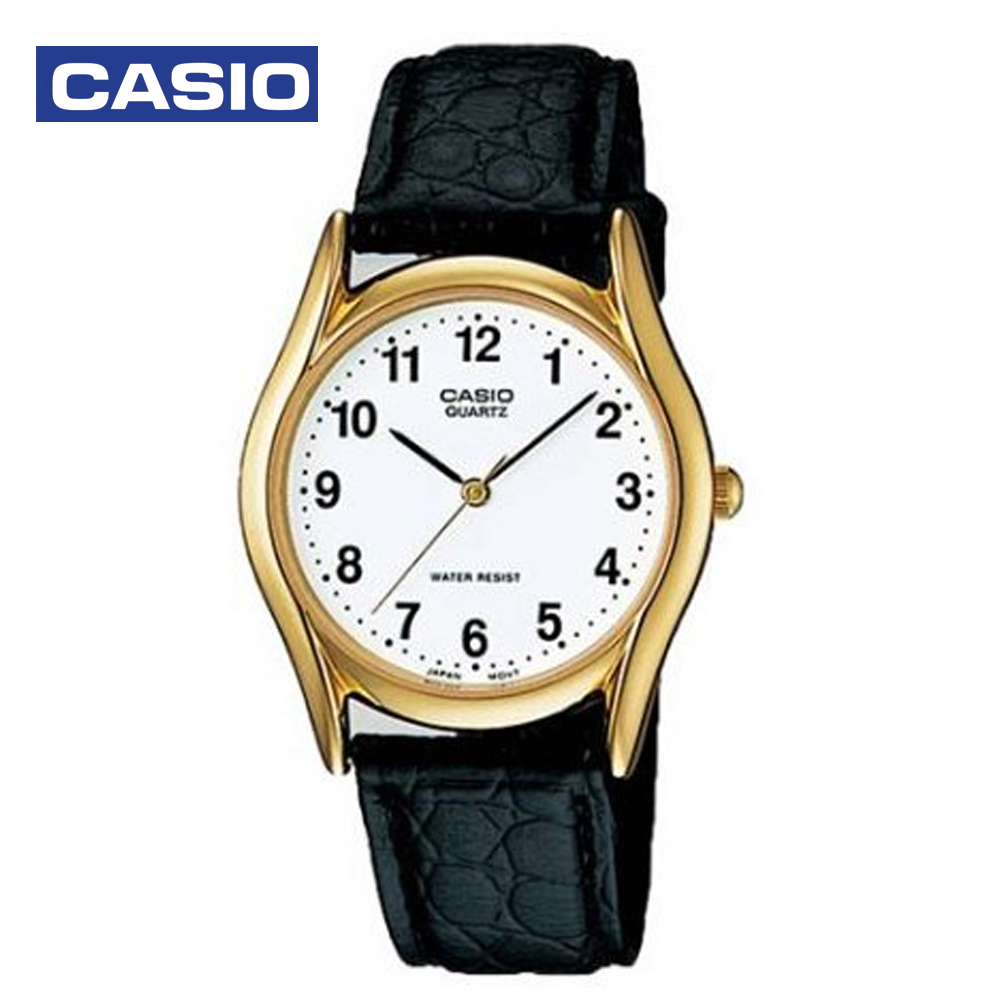 Casio MTP-1094Q-7B1 Men's Analog Watch Black and White