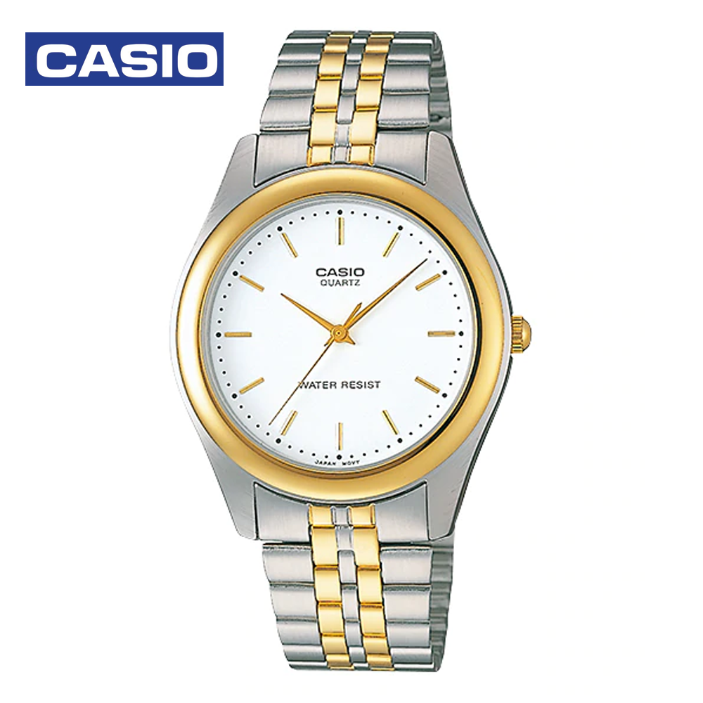 Casio MTP-1129G-7ARDF (CN) Mens Analog Watch White and Silver