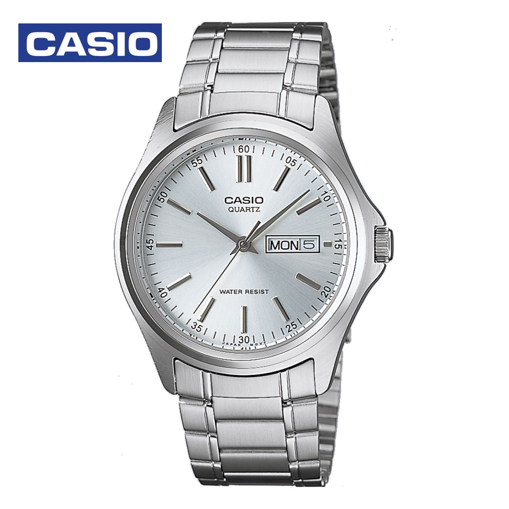 Casio MTP-1239D-7ADF Mens Analog Watch Silver