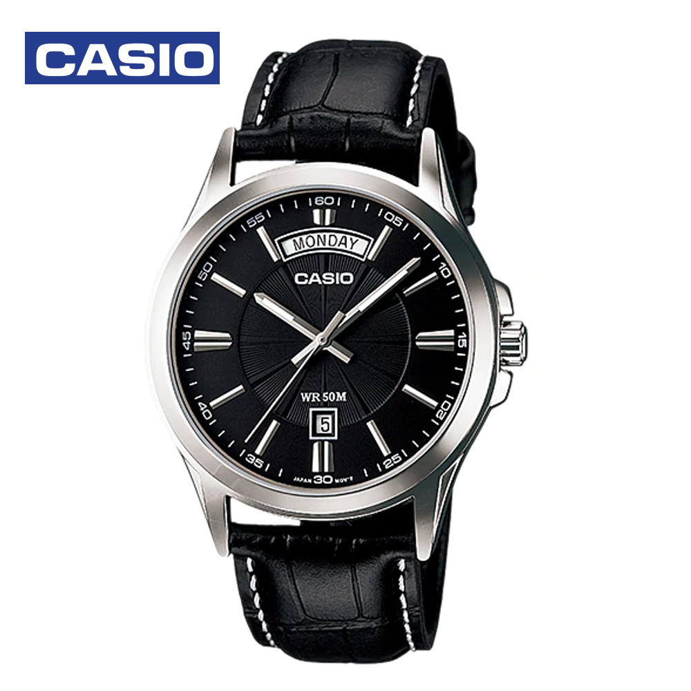 Casio MTP-1381L-1AVDF Mens Analog Watch Black