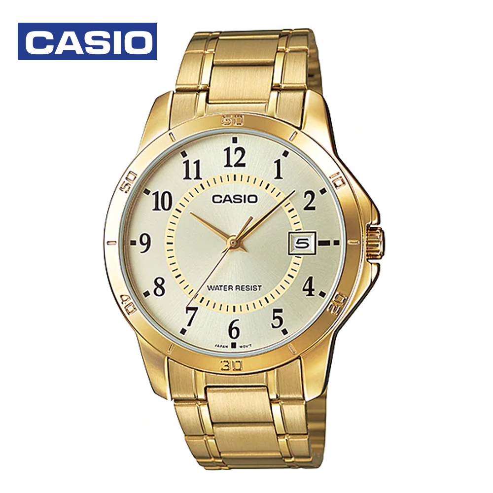 Casio MTP-V004G-9BUDF Classic Analog Womens Watch - Gold