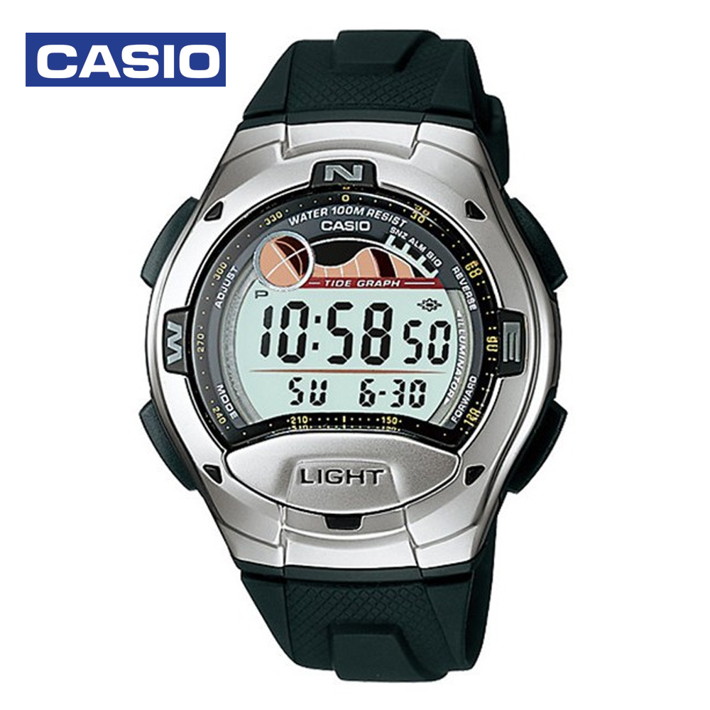 Casio W-753-1AVDF (CN) Mens Sports Watch Black and Silver