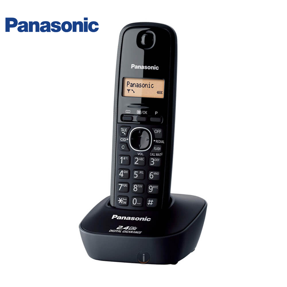 Panasonic KX-TG3611 Cordless Phone with Caller ID - Black