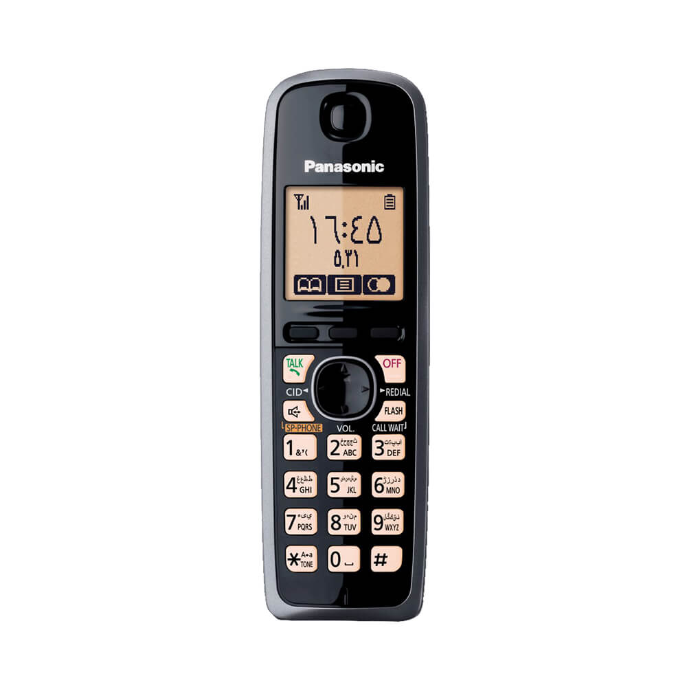 Panasonic KX-TG3711 Cordless Phone with Caller ID - Black