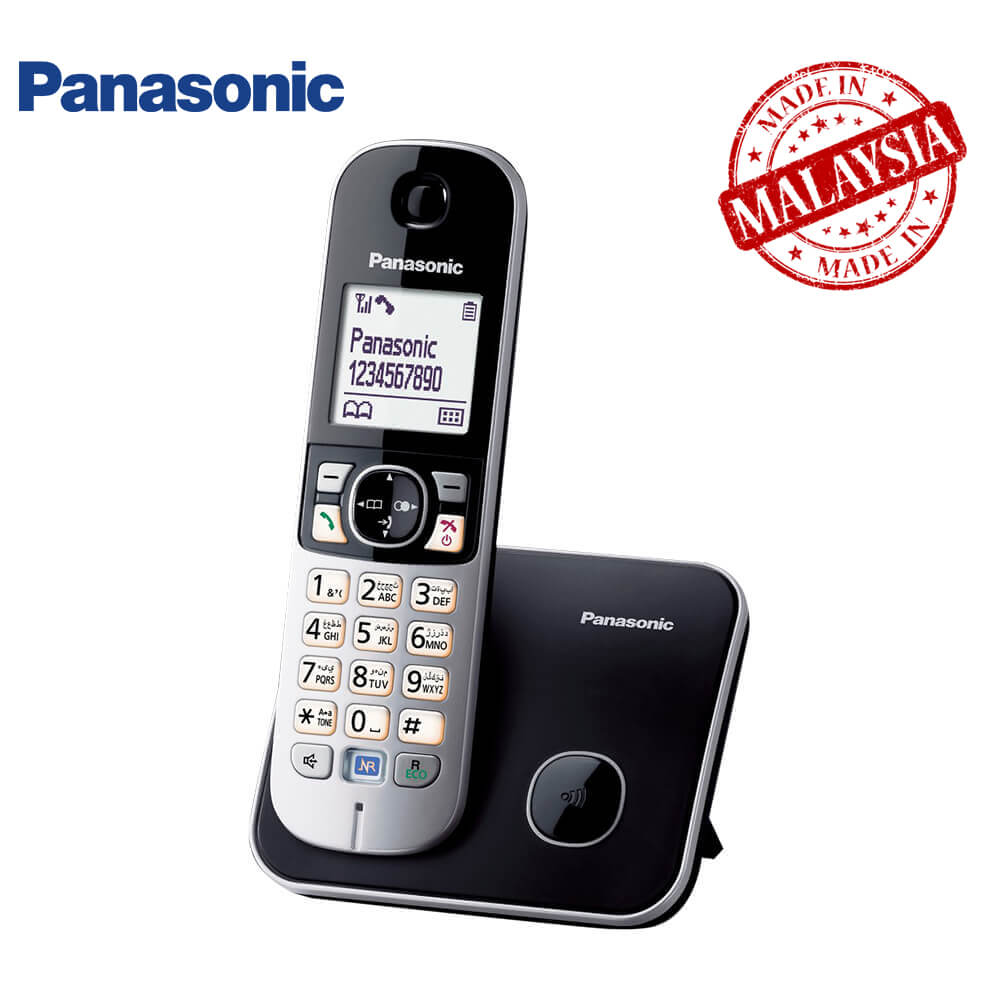 Panasonic KX-TG8611FX Cordless Phone with TFT Display - Black