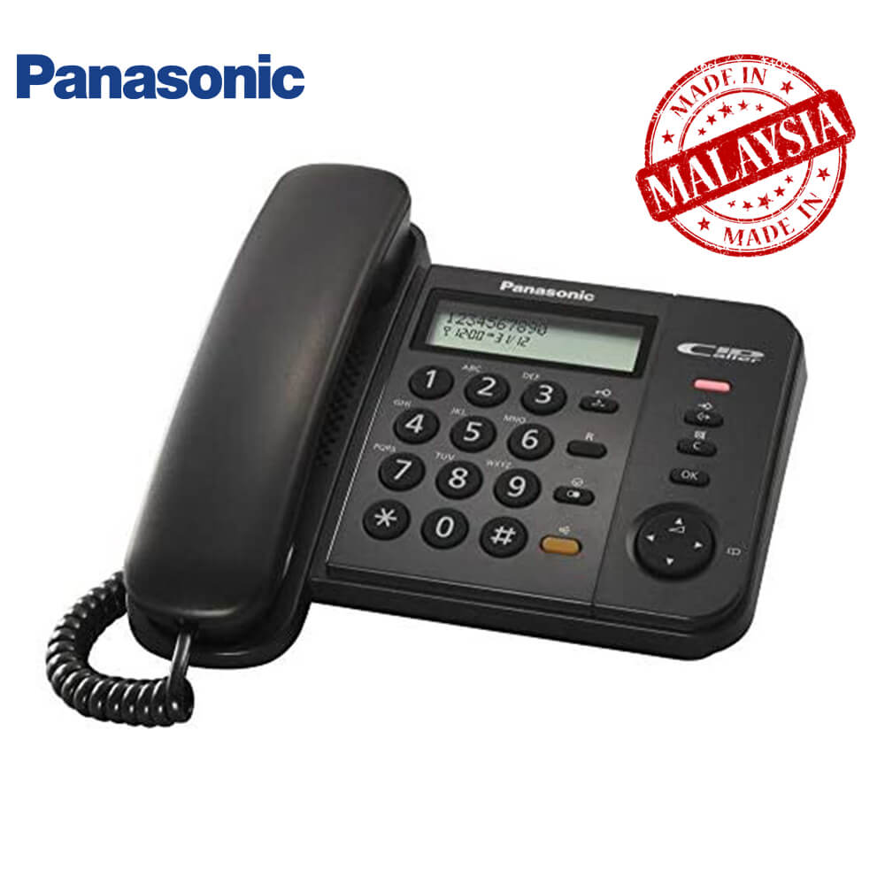 Panasonic KX-TS580FX Corded Telephone With Caller ID - Black