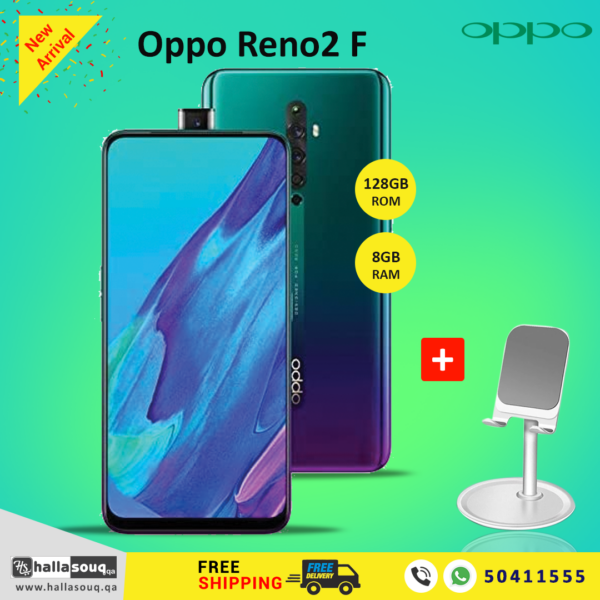 Oppo Reno2 F (8GB RAM, 128GB Storage) - Nebula Green
