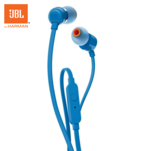 JBL T110 In-Ear Headphones with Mic - Blue